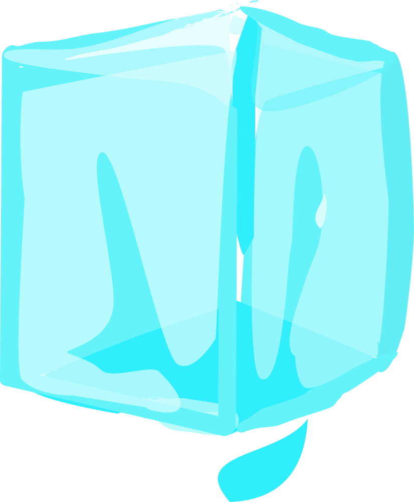 OnlineLabels Clip Art - Ice Cube